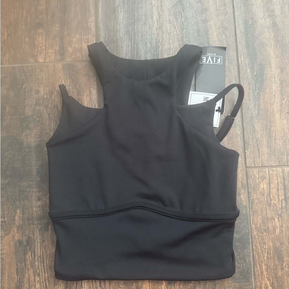 Black Tank Top for Kids/FIVE DANCE wear